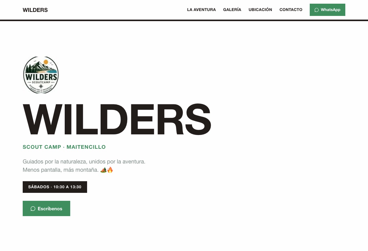 Wilders Scout Camp
